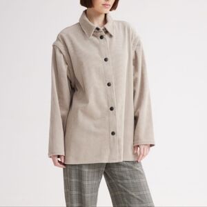 4tailors Rural Corduroy Snap On Removable Sleeves Jacket One Size.